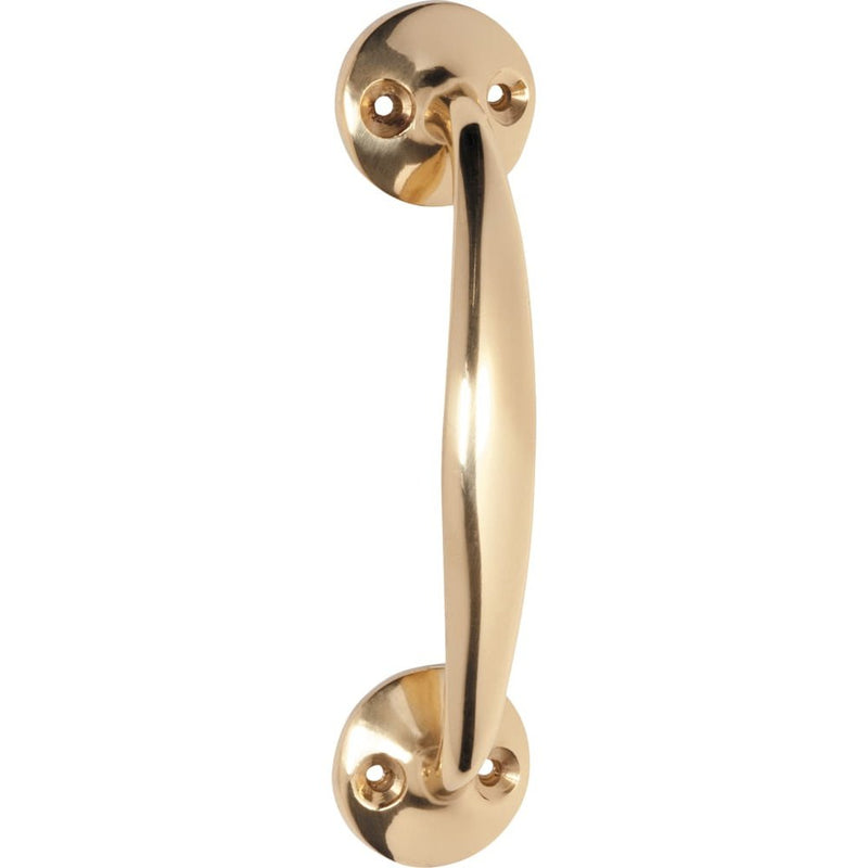 Pull Handle Telephone Polished Brass 110mm