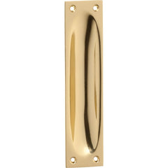 Sliding Door Pull Classic Large Polished Brass H140xW32mm