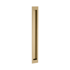 Flush Pull Verve Satin Brass 300x37mm