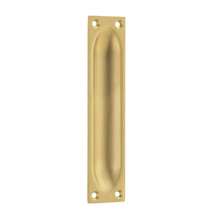Sliding Door Pull Classic Large Satin Brass H140xW32mm