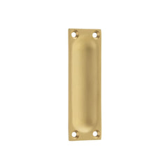 Sliding Door Pull Classic Small Satin Brass H88xW28mm