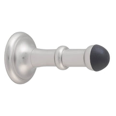 Door Stop Concealed Fix Small Satin Nickel D43xP80mm