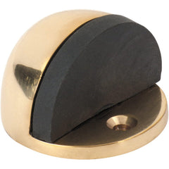 Door Stop Oval Polished Brass H29xD40mm