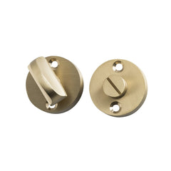 Privacy Turn Round Satin Brass D35mm