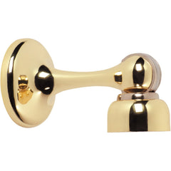 Door Stop Magnetic Polished Brass D44xP93mm