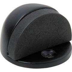 Door Stop Oval Matt Black H29xD40mm