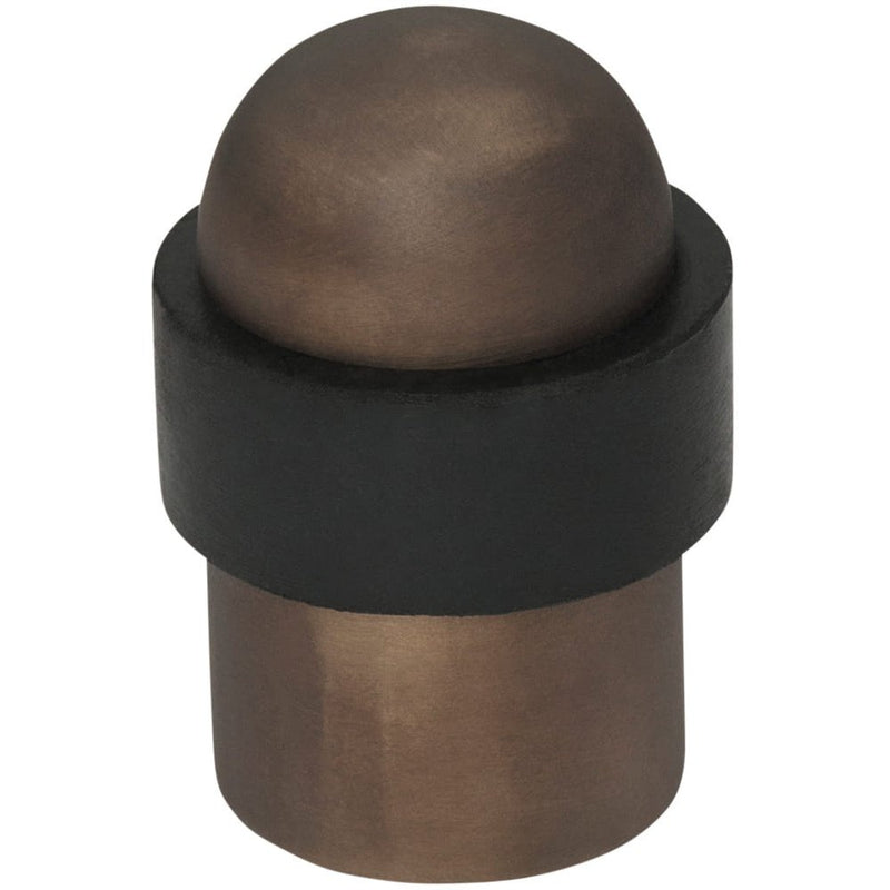 Door Stop Domed Antique Brass H50xD30mm