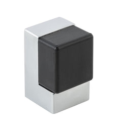 Door Stop Square Brushed Chrome H50xW32xD35mm