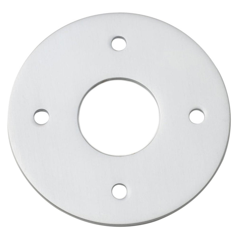 Adaptor Plate Pair Round Rose Brushed Chrome D60mm