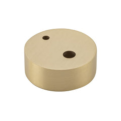 Door Stop Spacer Oval Satin Brass H15xD40mm