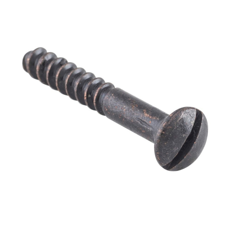 Screw Domed Head Packet 50 Matt Black L25 6 Gauge