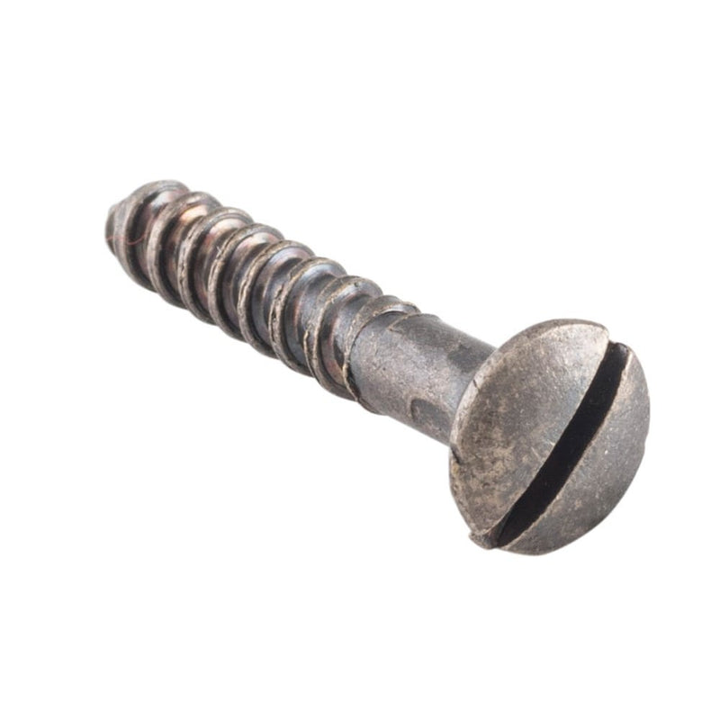 Screw Domed Head Packet 50 Rumbled Nickel L19 5 Gauge