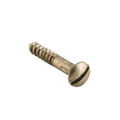 Screw Domed Head Satin Brass 19mm PKT 50