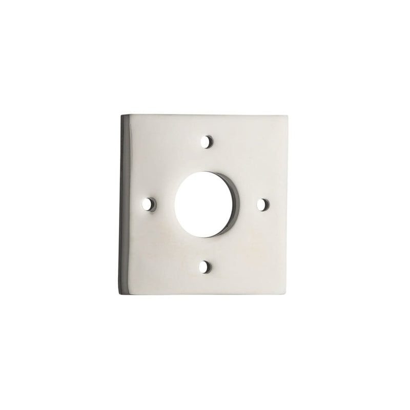 Adaptor Plate Pair Square Rose Polished Nickel H60xW60mm