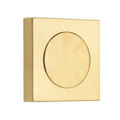 Blank Rose Square Polished Brass H52xW52xP10mm