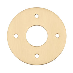 Adaptor Plate Pair Round Rose Brushed Brass D60mm