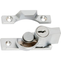 Sash Fastener Locking Narrow Zinc Alloy Satin Chrome