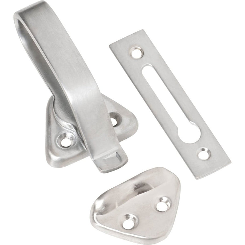 Hopper Window Fastener Satin Chrome