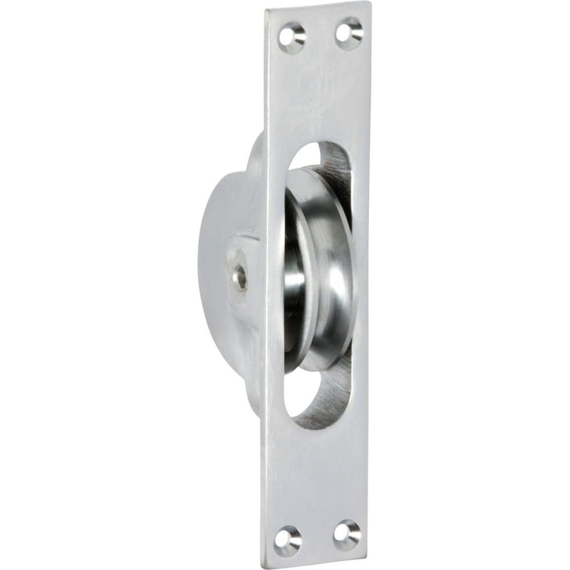 Sash Pulley Satin Chrome