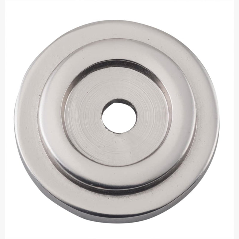 Backplate For Domed Cupboard Knob Satin Nickel 38mm