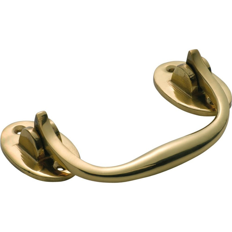 Trunk Handle Polished Brass