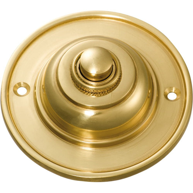 Bell Press Classic Round Polished Brass D75mm