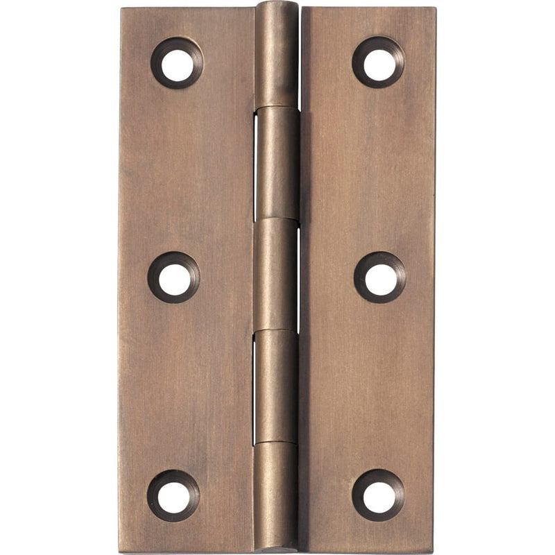 Hinge Fixed Pin Antique Brass H89xW50mm