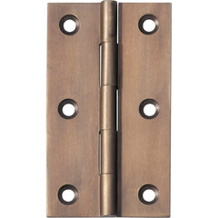Hinge Fixed Pin Antique Brass H89xW50mm