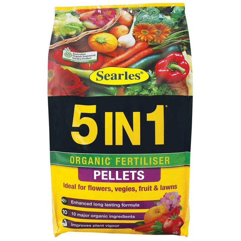 5IN1 Organic Fertiliser Pellets 5kg