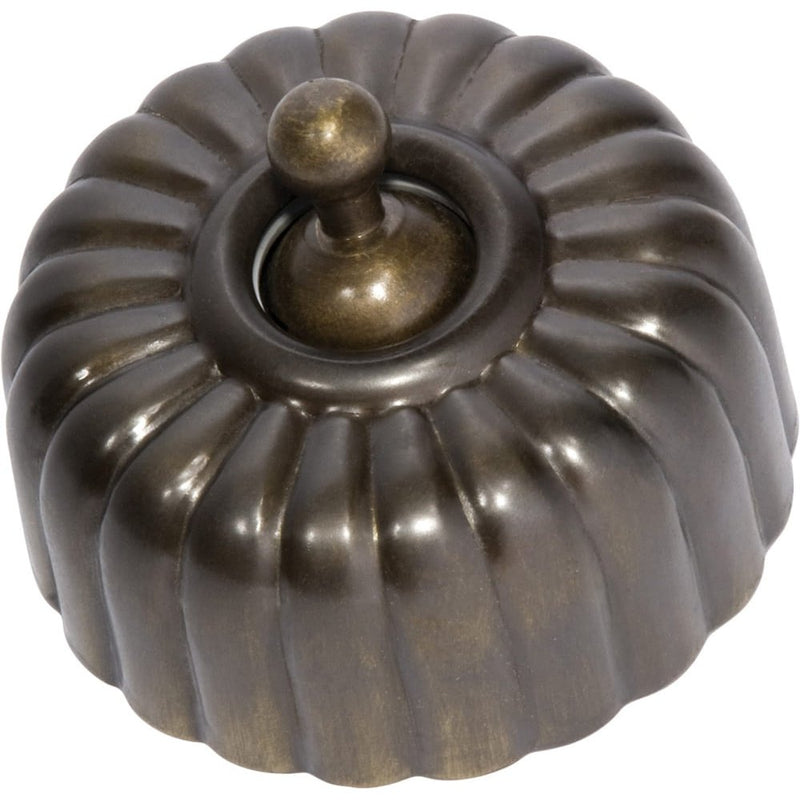 Switch Fluted Antique Brass