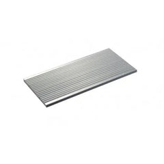 Bar Flat Fluted Aluminium 60x3mm 1mtr