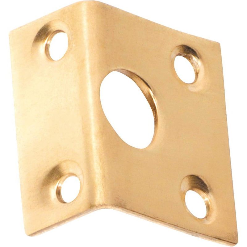 Right Angle Keeper Polished Brass Bolt 9mm