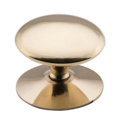 Cupboard Knob Sheet Victorian Polished Brass 50mm