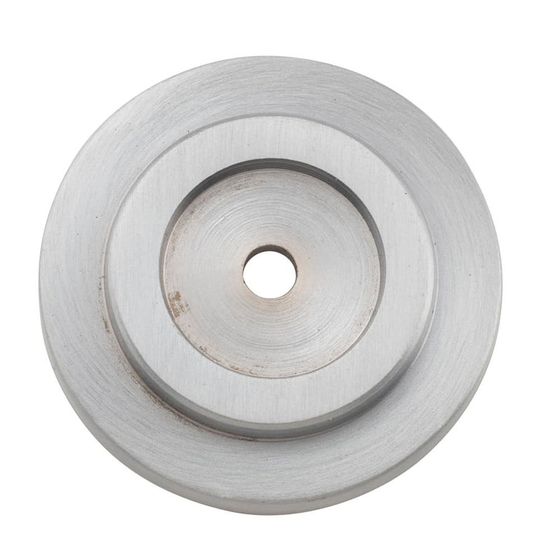 Backplate For Domed Cupboard Knob Satin Chrome 25mm