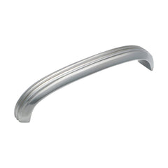 Cabinet Pull Handle Deco Curved Large Chrome Plated