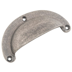 Drawer Pull Classic Large Rumbled Nickel
