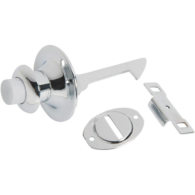 Push Button Catch Deco Chrome Plated