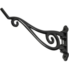 Planter Hook Iron Matt Black H125xP250mm