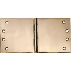 Hinge Broad Butt Polished Brass H100xW200mm