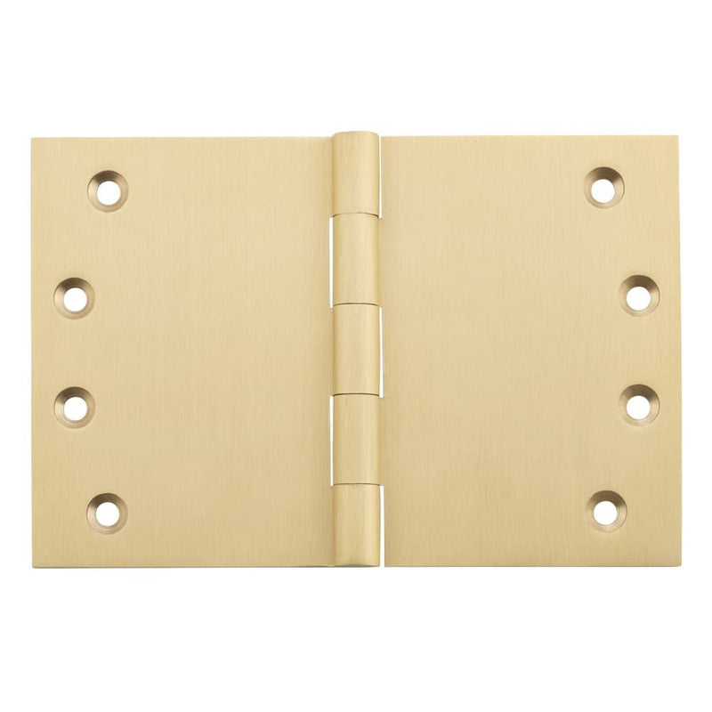 Hinge Broad Butt Satin Brass H100xW150mm