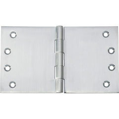 Hinge Broad Butt Satin Chrome H100xW175mm