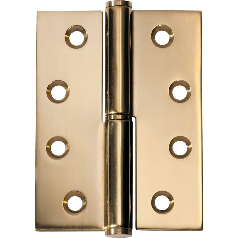 Hinge Lift Off Right Hand Polished Brass H100xW75mm