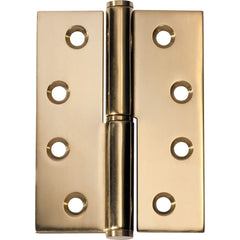 Hinge Lift Off Right Hand Polished Brass H100xW75mm