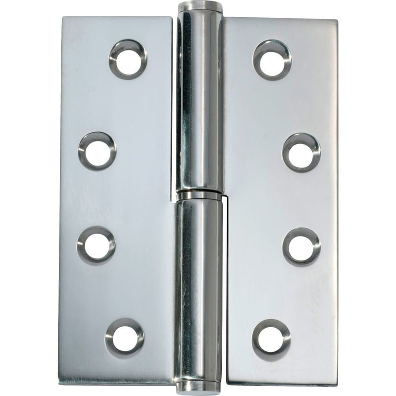 Hinge Lift Off Right Hand Chrome Plated H100xW75mm