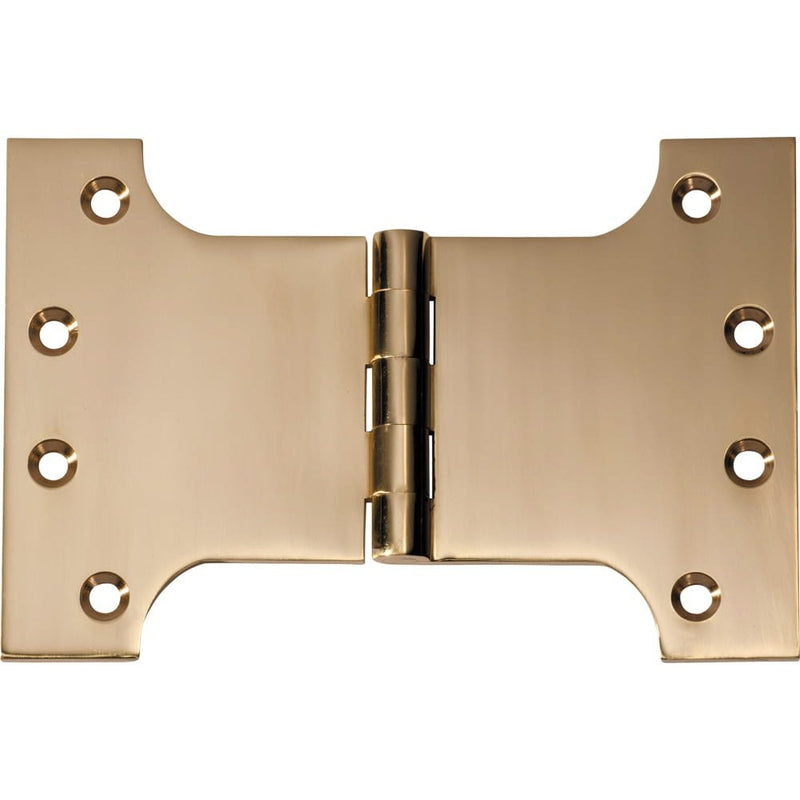 Hinge Parliament Polished Brass H100xW150mm