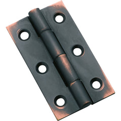 Cabinet Hinge Fixed Pin Antique Copper H50xW28mm