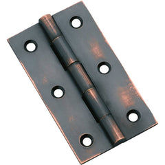 Cabinet Hinge Fixed Pin Antique Copper H63xW35mm