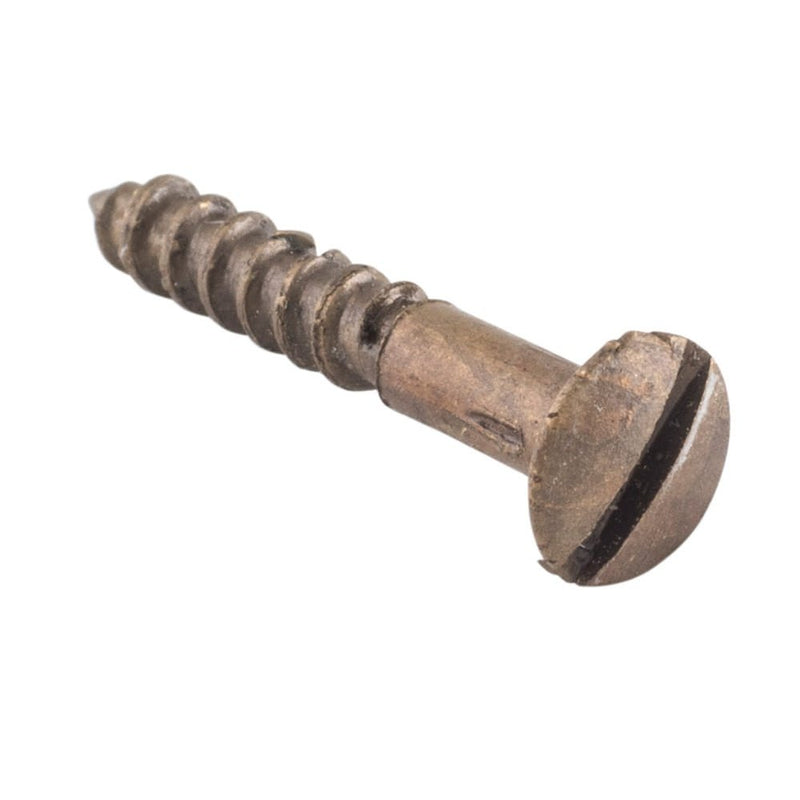 Screw Domed Head Antique Brass 19mm PKT 50