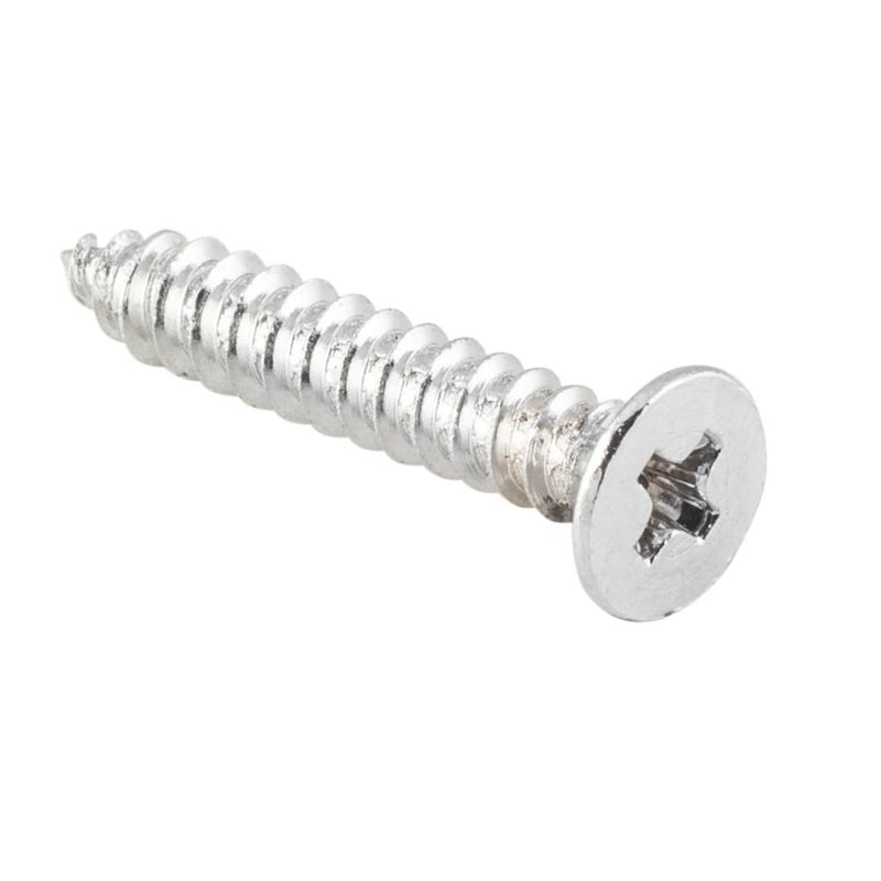 Screw Hinge Packet 50 Chrome Plated L25mm 8 Gauge