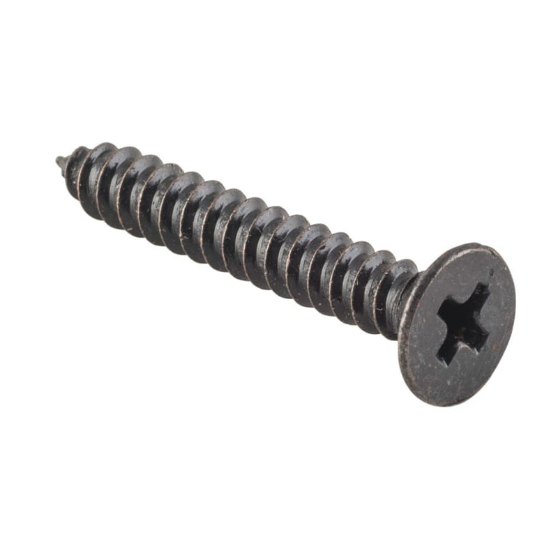 Screw Hinge Packet 50 Matt Black L32mm 10 Gauge